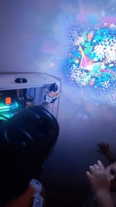 Decoração festiva para a família