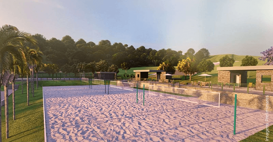 Quadra de Beach Tennis