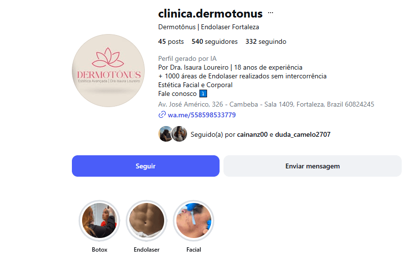 Ambiente clínico elegante