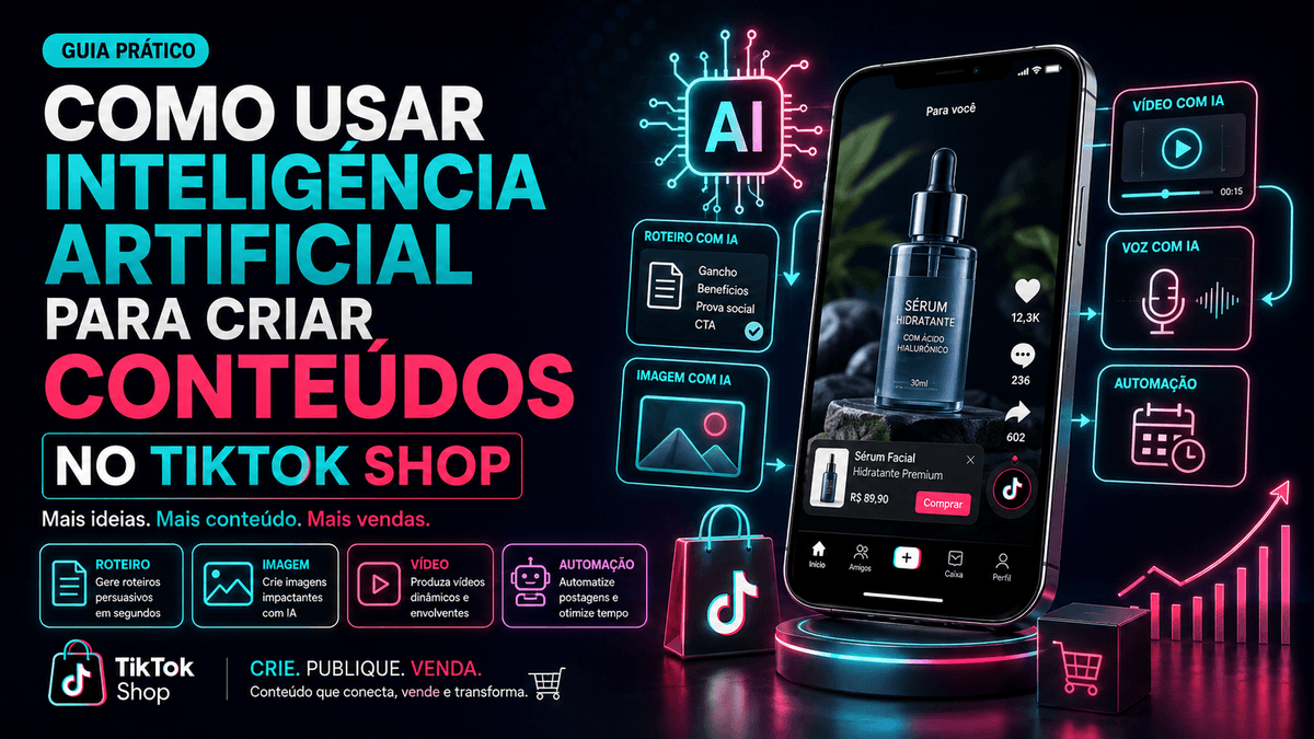Como usar inteligência artificial para criar conteúdos para TikTok Shop